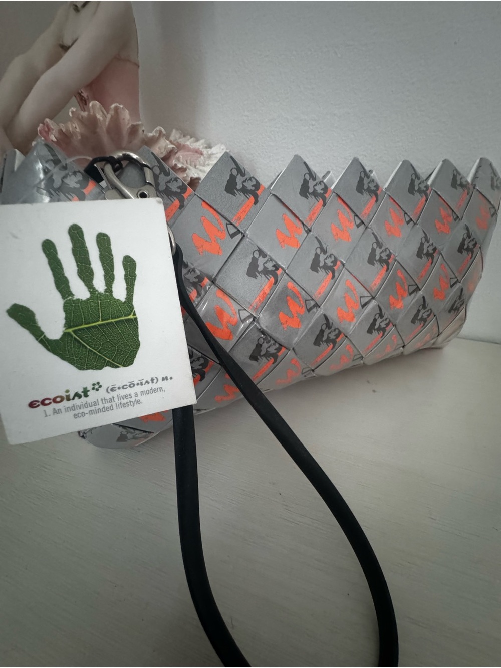 NWT Ecoist Recycled Candy Wrapper Wristlet Clutch Bag — Rare Vintage